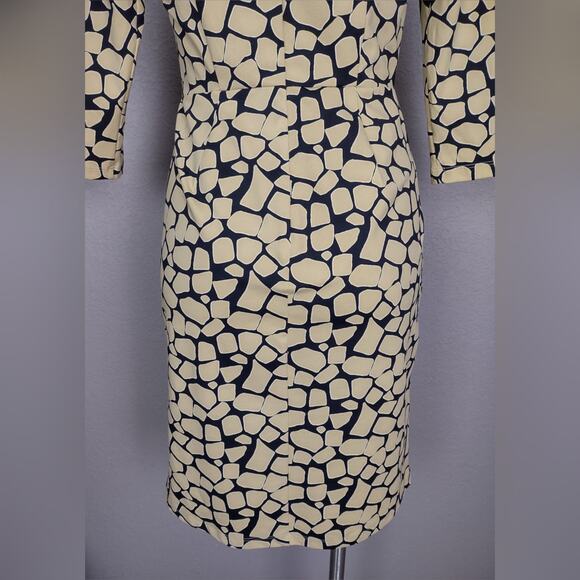 J. McLaughlin Tan and Black Brea Catalina Cloth Dress Size Small - Picture 11 of 14